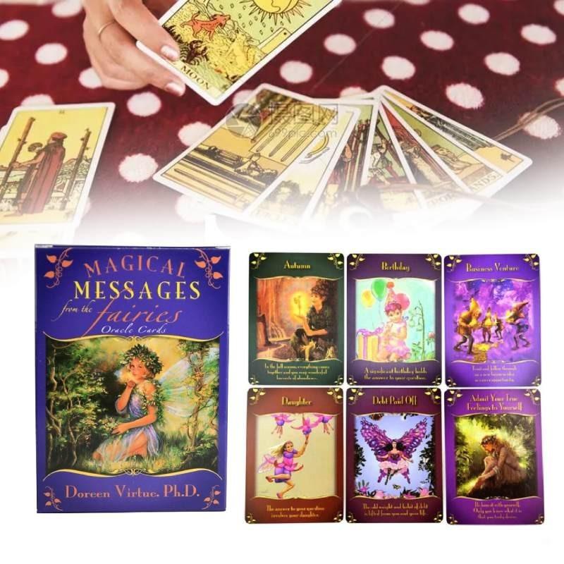 Premium Copper Paper Green Glyphs Lenormand Tarot Cards For Insightful Readings