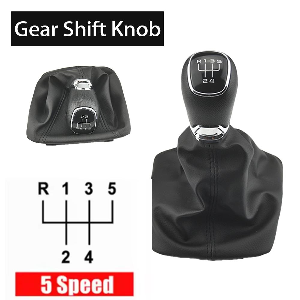 Handle gear lever knob Fit For Skoda Octavia A5 A6 2004 - 2012 Car Manual Gear stick shift knob gearbox shift knob boot Gearbox
