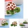 Cute Spotted Turtle Plush Keychain Fluffy Toy Adorable Bag Accessory