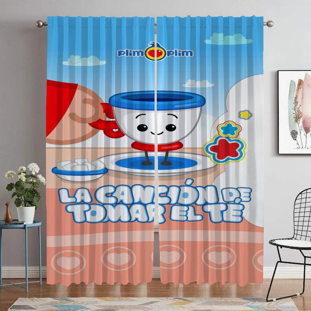 Kitchen Curtains for Living Room Plim Plim Home Interior Curtains 2 Pieces Tulle for Bedroom Window Curtain Partition Shades