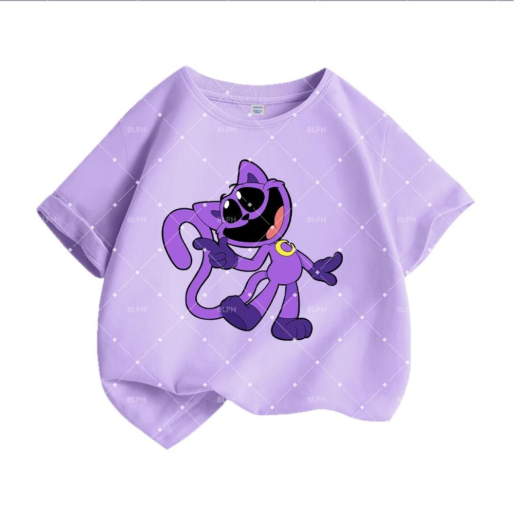 Cute Poppy Playtime Style Kids T-Shirt with Adorable Robot Design, Perfect for Zara Kids Lovers