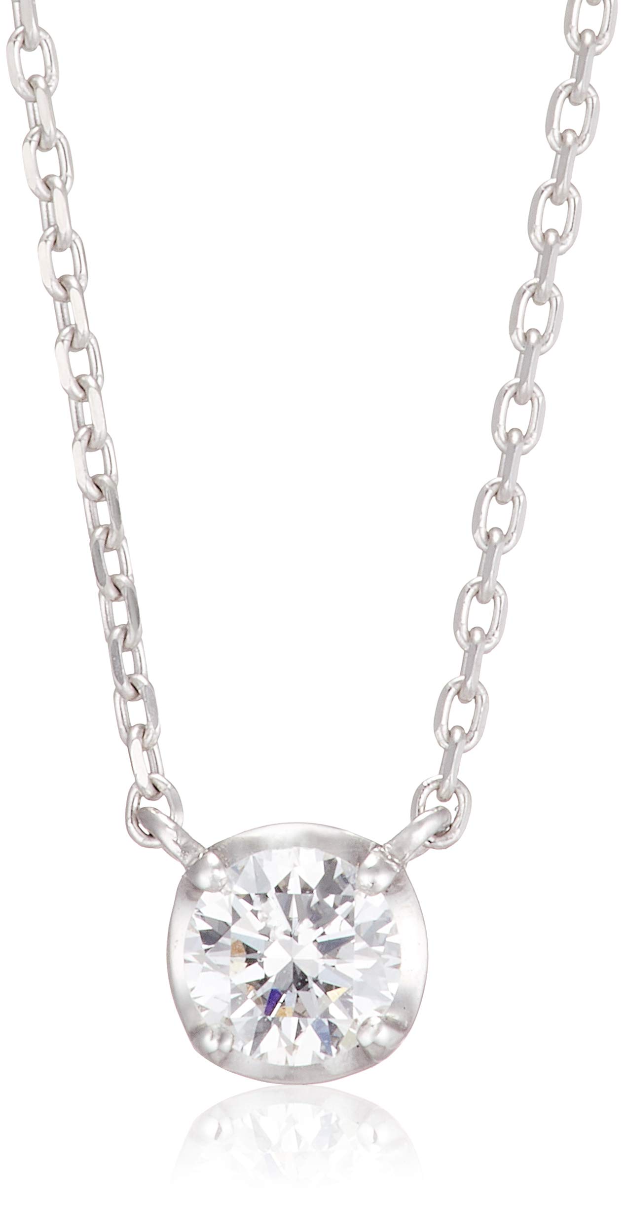 

K18 White Gold Necklace [Yondo Sea] 4℃ 11173-112-3206-00-00 Women s