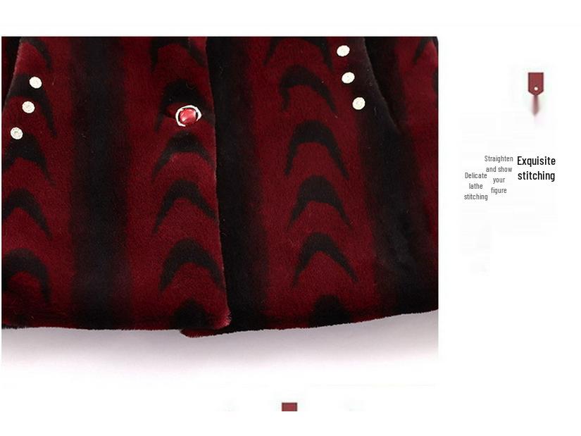 Mink Velvet Coat for Middle-Aged & Elderly Women – 2025 New Style Velvety Thickened Winter Outerwear