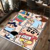 Crayon Shin-chan  Carpet Office Decorative Carpet For Living Room Bedroom Door Mat Floor Rug Computer Chair Area Rug