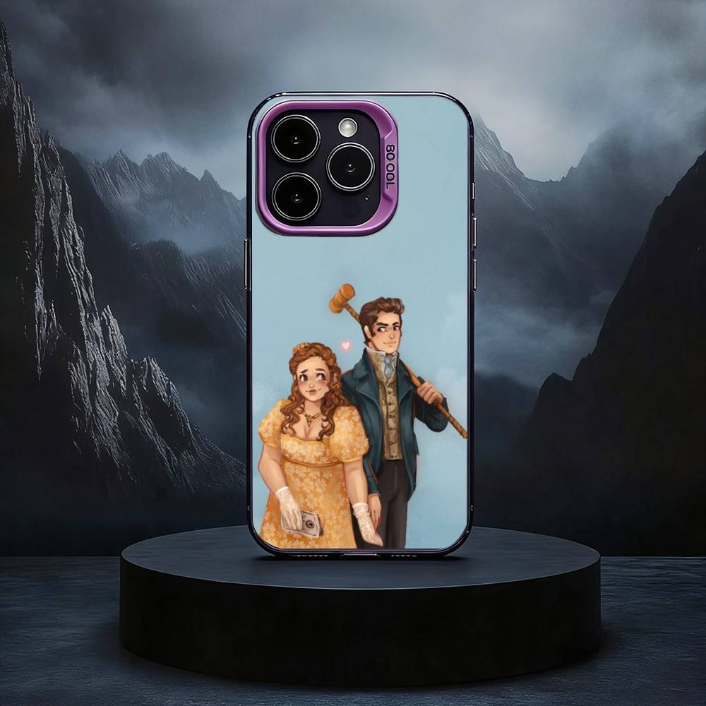 

Colin And Penelope Fanart Phone Case For iPhone17,16,15,14,13,12,11 Plus,Pro Max Black Candy silver phone case iPhone11PROMAX
