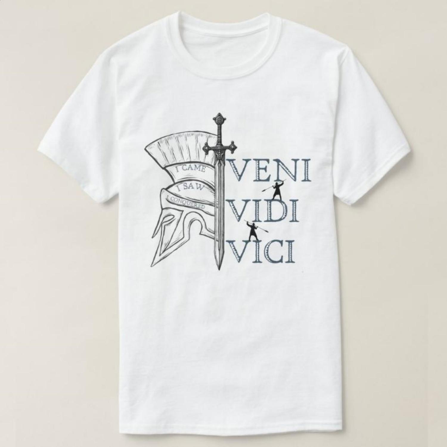

Veni Vici Vidi Roman Empire SPQR Roman Legion TShirt 100 Cotton ONeck Short Sleeve Summer Casual Mens Tshirt Streetwear XXXXXL