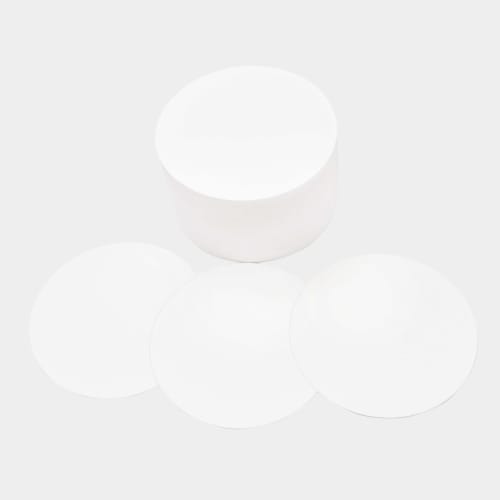 [.co.jp Exclusive] Commercial-Grade Paper Coasters, White, Round, 100 Count, Set of 3, TS-15, Made In Japan