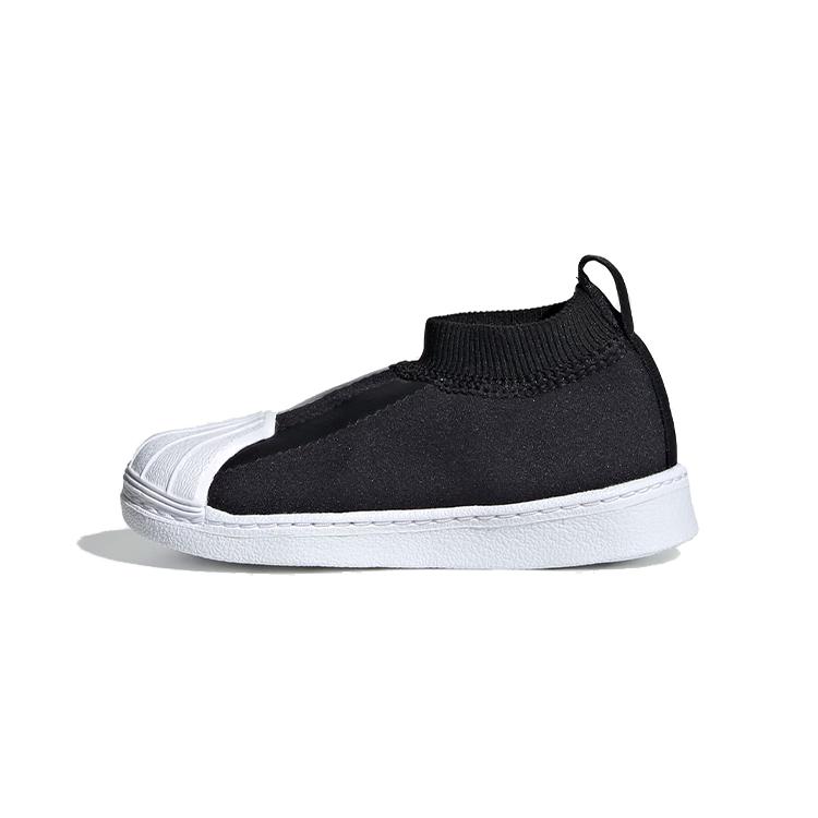Adidas Originals Superstar Comfortable Lightweight Mid top Toddler Shoes Black Infant And Toddler EG5725 23.5
