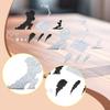 6 Pieces Action Figure Stand with Smoke Effect Assemblable Display Base for Collectible Models Doll