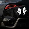 Car Sticker Angels and Demons Car Stickers Creative Sunscreen Decals Waterproof Scratch Proof Vehicle Car Sticker