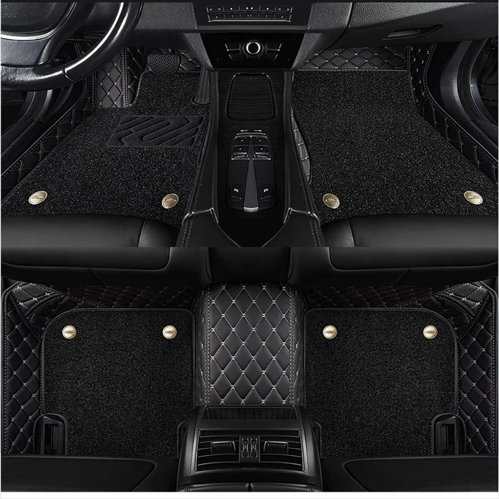 For Landrover Range Rover Velar Auto Double layer 5D Custom Car Floor Mats Carpets Foot liners car Accessories voiture