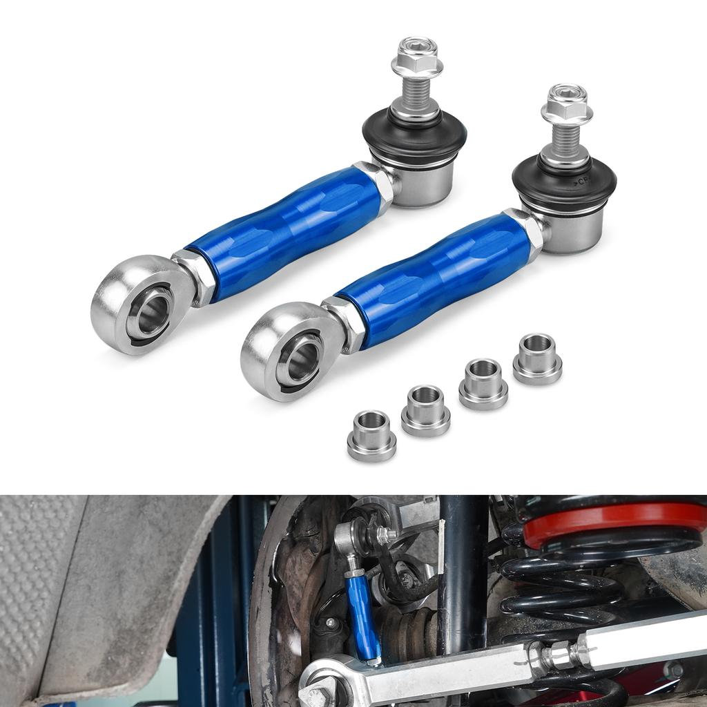 BEVINSEE Adjustable Rear Sway Bar End Links for BMW E90 E92 E87 E91 E93 E81 E82 E88, Replace for 33556764428, 33 55 6 764 428