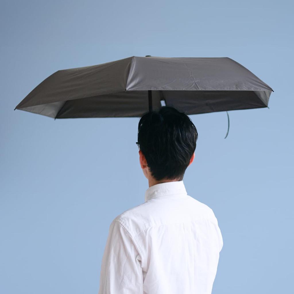 Komiya Shoten Automatic Opening and Closing Fully Sun and Rain Folding UV Easy To Folding Sun Automatic Opening and Closing 55cm Umbrella, 55cm,