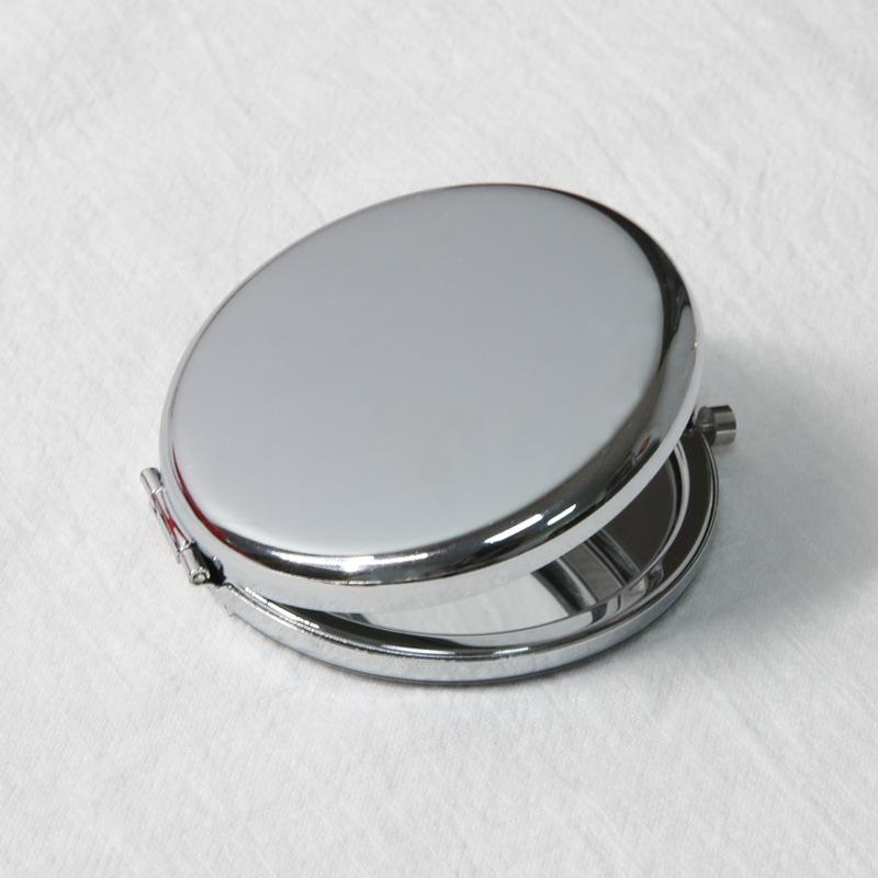 Metal Folding Compact Mirror, Double Sided Portable Small Makeup Mirror for Purse