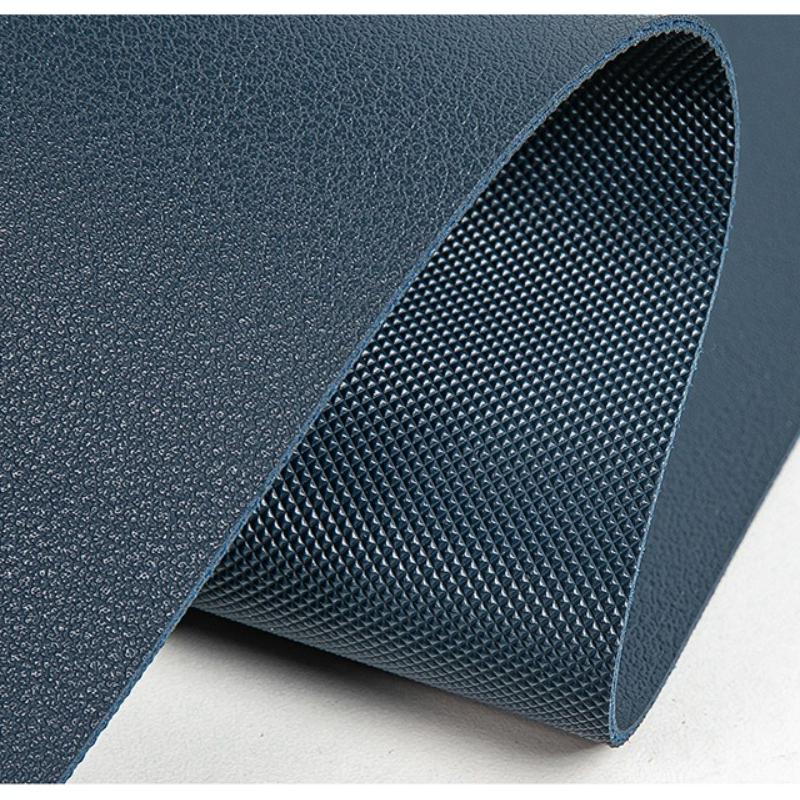Nordic Style PVC Leather Placemats with Non Slip Bottom Waterproof Oil Resistant Heat Insulation Dining Table Mats for Home Use