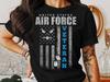 US Air Force Veteran T-Shirt: American Flag Graphic Tee