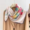 Hangzhou silk 91 square scarf scarf silk scarf women's 111 mulberry silk spring and autumn foreign style high-end shawl mother model