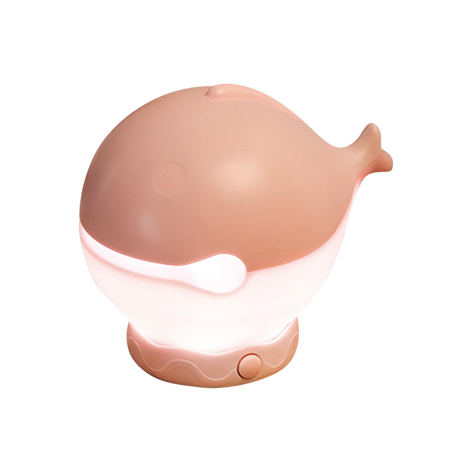 

Ночник, лампа для благословения рыб, создающая атмосферу в комнате, лампа для поглаживания кита One Size розовый