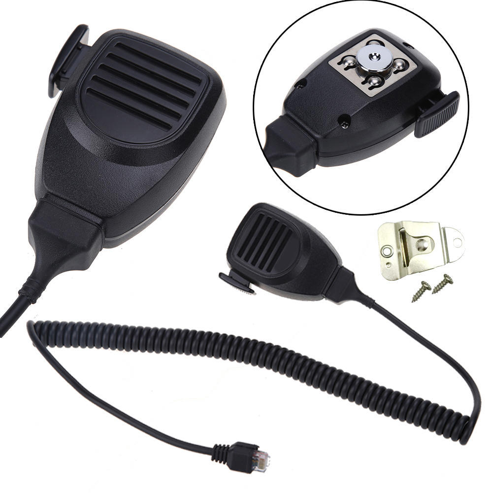 8 Pin Hand Mic Microphone Handheld Walkie Talkie Speaker Microphone RJ-45 Plug Handheld Speaker Microphone for Kenwood