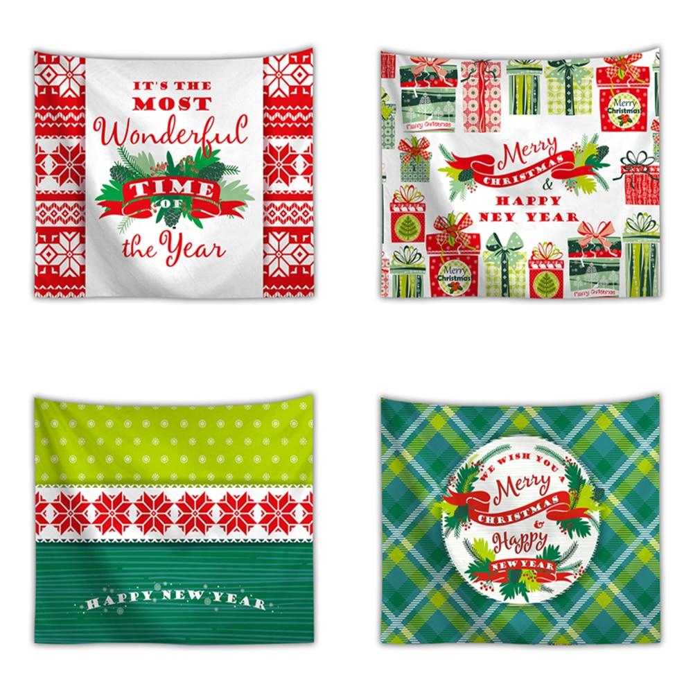 

Home Decor Tapestry Wall Hanging Christmas Style Window Tapestry Christmas Decor Art Wall Decor Background Fabric tapiz navideño