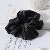Custom logo 100% Mulberry 22momme  7cm Silk Scrunchies Hair Ties Hair Accessories for Girls