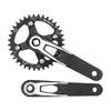 Aluminum Alloys Square Tapers Crankset Durability Fixed Gear Fixie Crankset for Enhancing Climbing and Accelerations