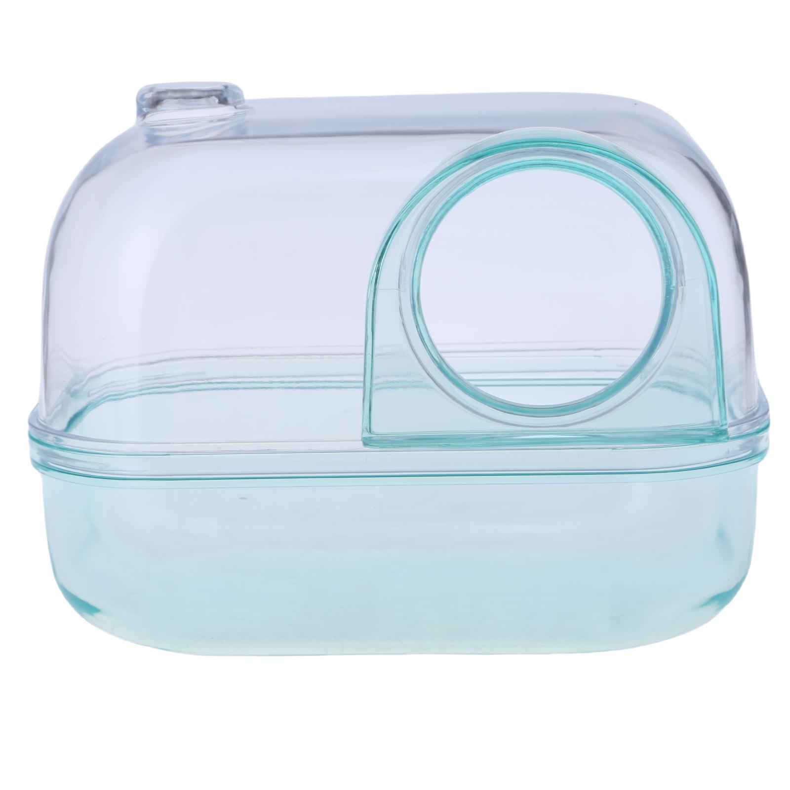 

Ящик для ванны для хомяков Песочная ванна Миска для ванны для хомяков Ванная комната для маленьких ёжиков Ванна Принадлежности для ванны синий