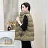 Cotton vest women's autumn and winter windproof and warm casual small vest middle-aged mother clothing new