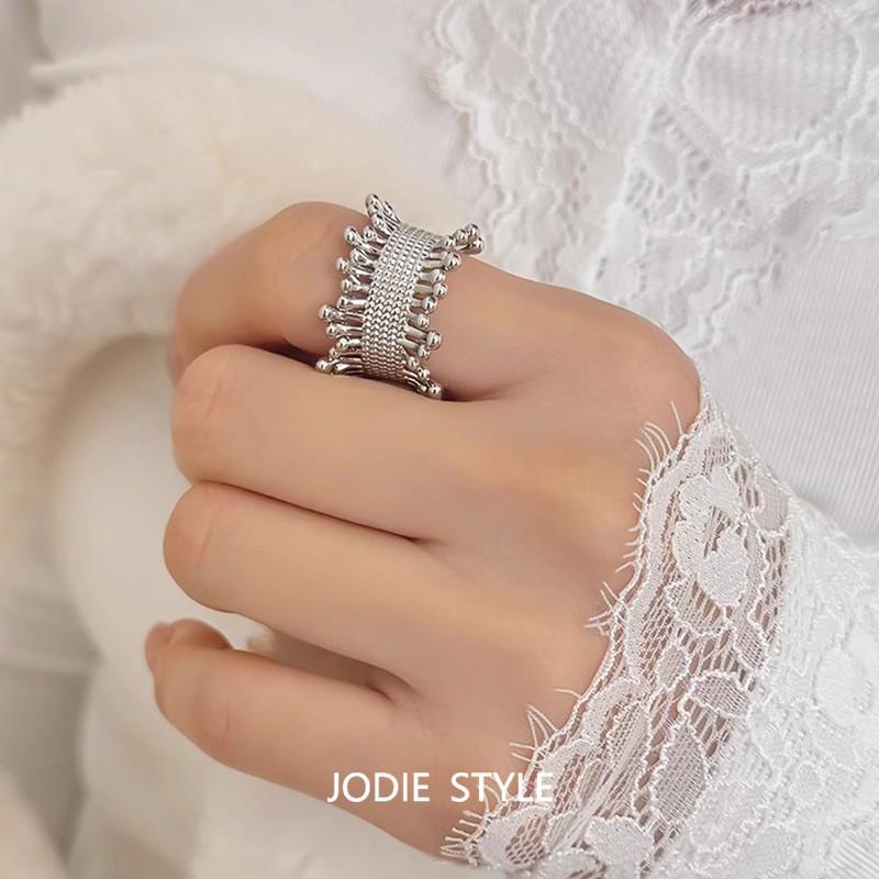 Trendy Geometric Adjustable Women s Ring: Irregular Woven Design, Cool Style, Celebrity Index Finger Accessory. Open Adjustable jz5024