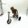 Vogel Fahrrad Spielzeug 1 Set Papagei Training Lustiger Wellensittich Nymphensittich Wellensittich Fahrrad Mini Metall 4 Räder Fußtraining Lernmaterialien Fahrradförmig