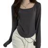 Women's Autumn/Winter Irregular Slim Fit Long-Sleeve Casual Top