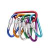 6PCS/Pack Colorful Aluminum Alloy Carabiner 7 Colors Available Key Chains Carabiners for Camping Hiking Travel Outdoor Tools ZYF