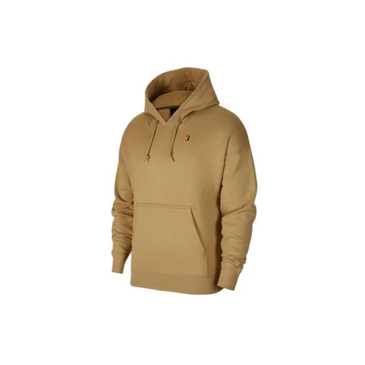 Nike Sweatshirts Men's Apricot Tea Brown Hooded Moderate Regular (Unisex) Sweatshirts BV0761 297