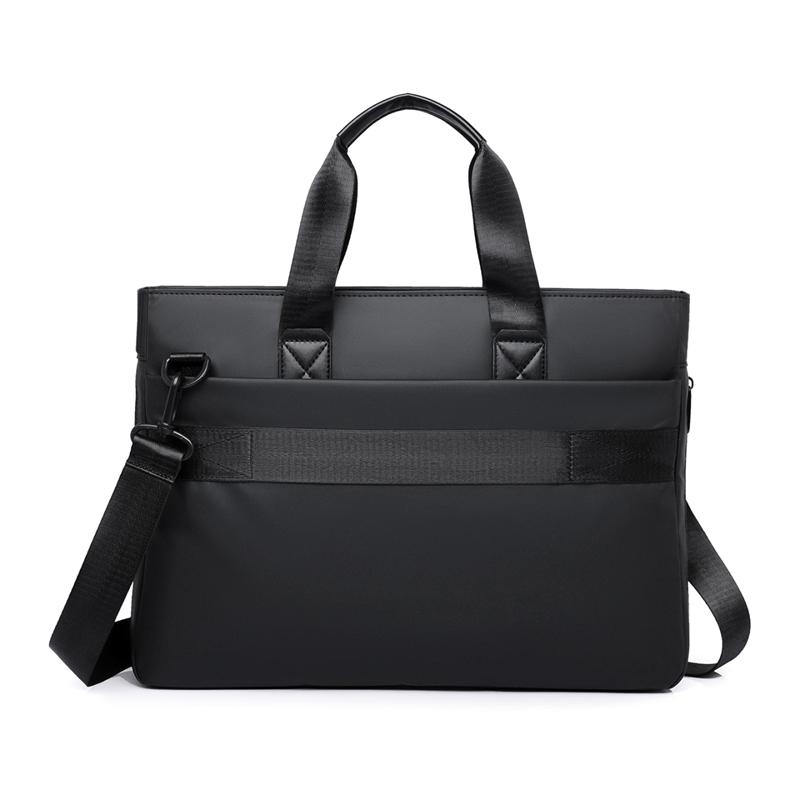 Men's Business Briefcase Large Capacity Expandable Computer Bag Shoulder Crossbody Handbag