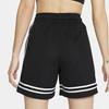 Nike Logo Striped Straight Leg Sports Shorts Women Shorts Black DH7326-010