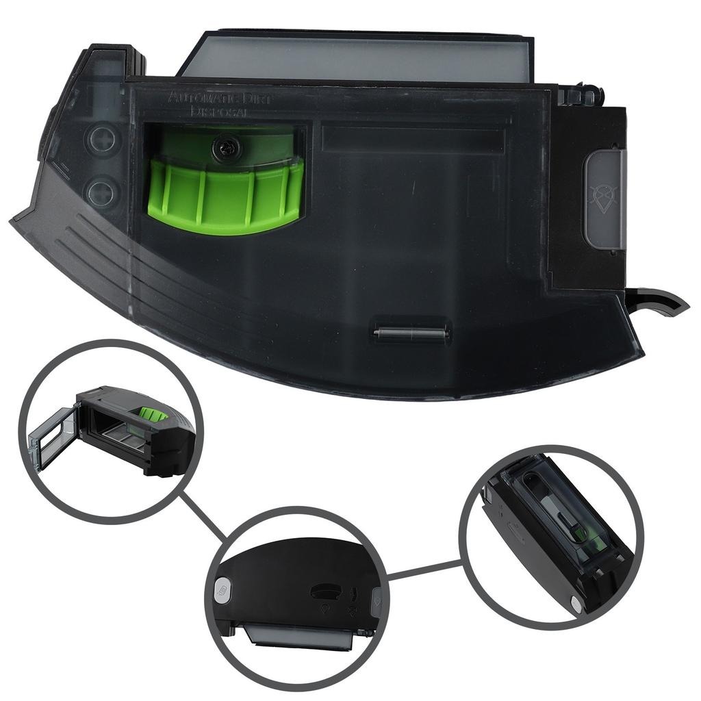 Wydajny pojemnik na kurz do Roomby i1 Dla i3 i4 i5 i6 i7+ i7 i8 z systemem zarządzania kurzem