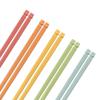 Kambach Lucky Rabbit Five-Color Alloy Chopsticks (5 Pairs)