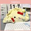 Plush Dumpling Pencil Case For Students With Large Capacity And Cute Design