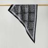 Twill Light Luxury High Sense Simulation Silk Headscarf Waist Triangle Scarf Silk Scarf Multi-Function