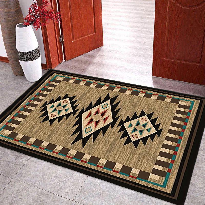 Retro etnický styl koberec vstupní rohožka do dveří obývací pokoj ložnice koberec ke konferenčnímu stolku protiskluzová oděruvzdorná rohožka ke dveřím