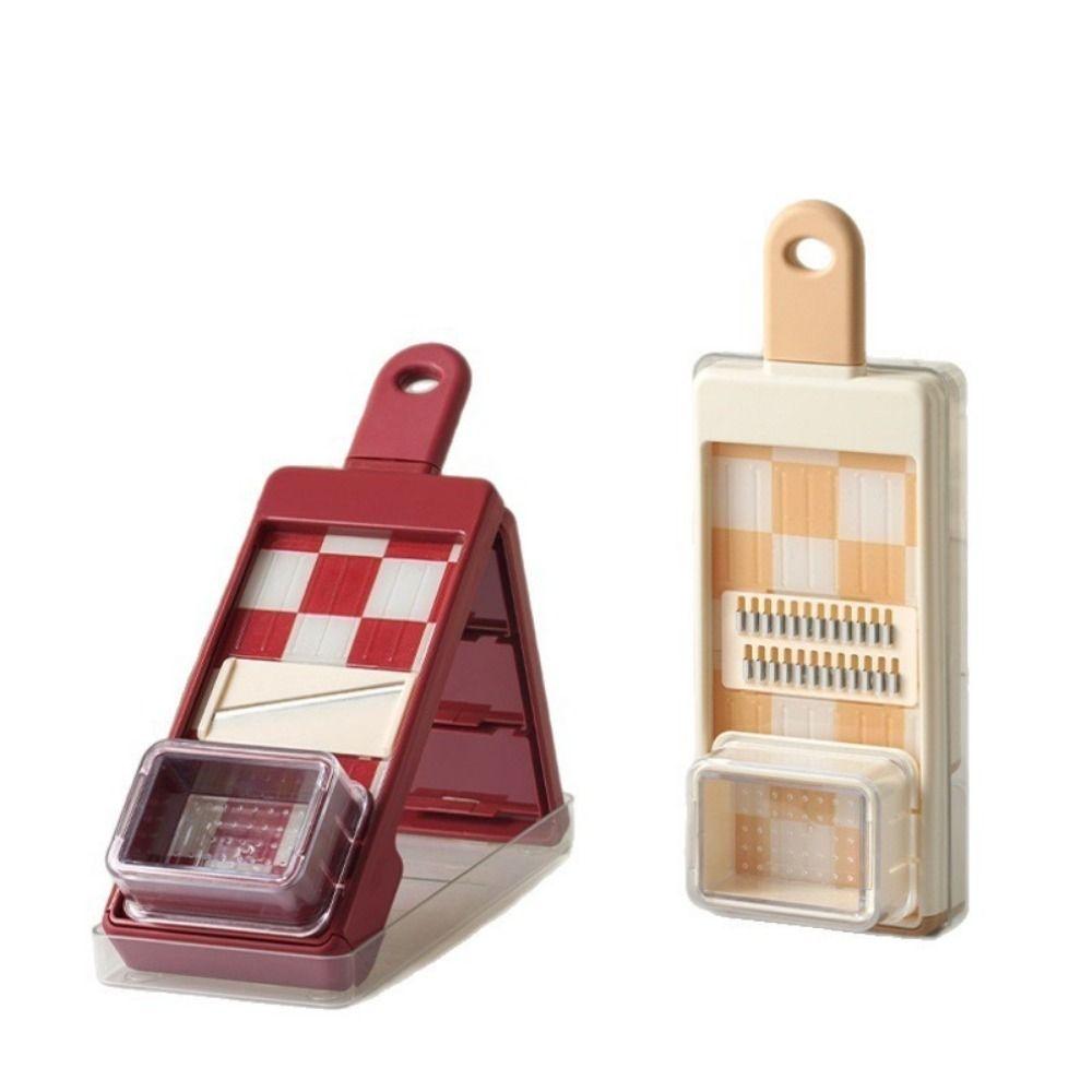Multifunctional Vegetable Fruit Slicer Manual Operation Julienne Shredder Food Grater Safe Design Washable Potato Chopper