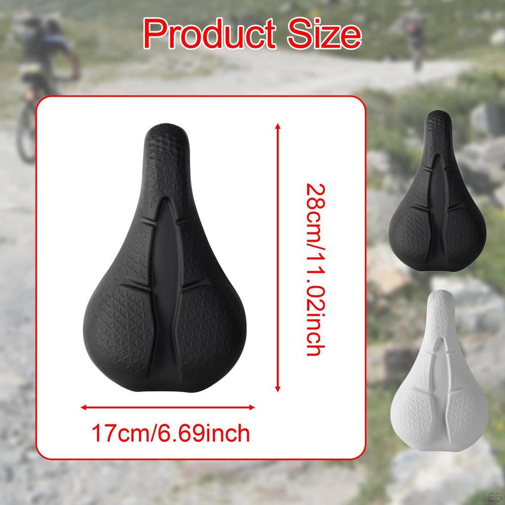 Bicycle Saddle Seat Shockproof Lightweight Multiuse Comfortable Silicone Riding Accessories