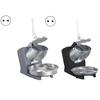 Electric Snow Cone Maker Ice Crusher Machine with Safety Protection Ergonomic Handle Design Shaved Ice Machine with Cover