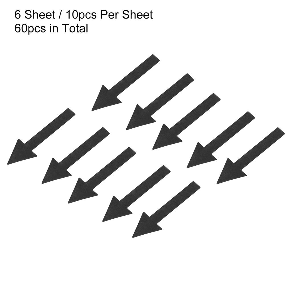 4/6/10Sheet Arrow Sticker Directional Sign PVC Self-Adhesive Label Stickers Removable Floor Decal for Floor Wall Marking 6Colors