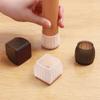 16PCS Chair Leg Cover with Felt Pads Furniture Feet Caps TPE Round Square Anti Slip Table Leg Mat Floor Protectors Socks