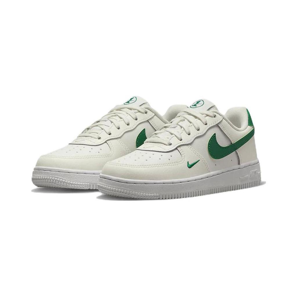 Nike Air Force 1 Se 40th Low top Skateboard Shoes White Green Children Aged 3 7 Years Old FJ2887-101