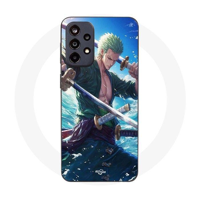 Coque de téléphone - MANIACASE - Samsung Galaxy A53 4g - One Piece Roronoa Zoro - Silicone - Souple