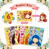 Princess Face Swap Puzzle Stickers: 6-48 Sheets/Pack - Cartoon Make-A-Face Toy