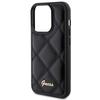 Guess Guhcp15Lpsqsqsk Iphone 15 Pro 6.1 Czarny/Black Hardcase Quilted Metal Logo