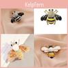 Animal Insect Alloy Sparkling Bee Brooch Pin Jewelry For Women Fashion Accessory